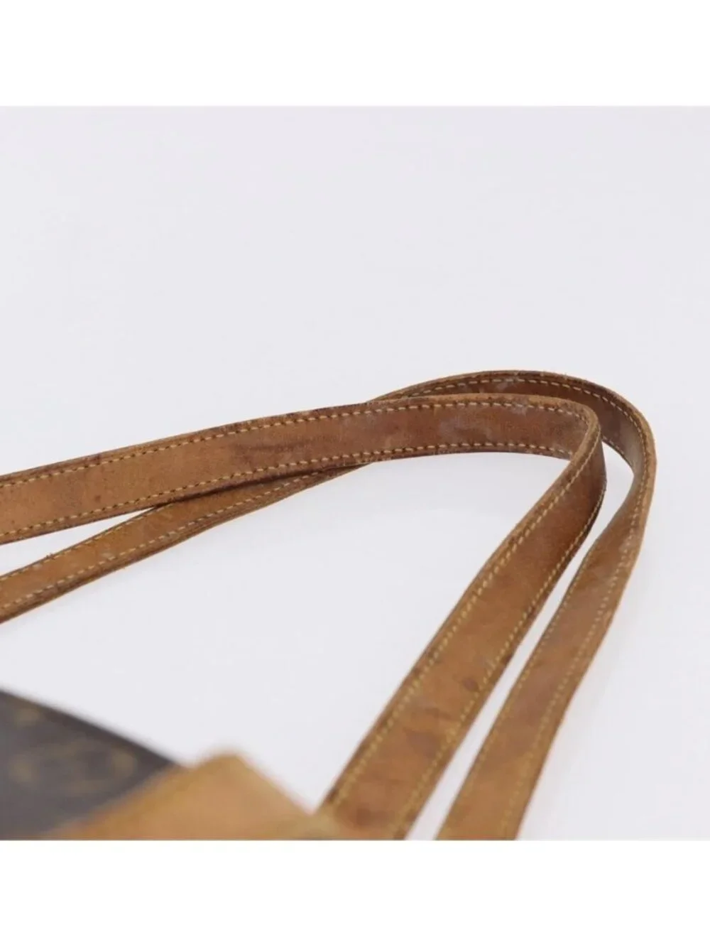 Authentic LOUIS VUITTON Monogram Ellipse Shopping Shoulder Bag M51128 LV